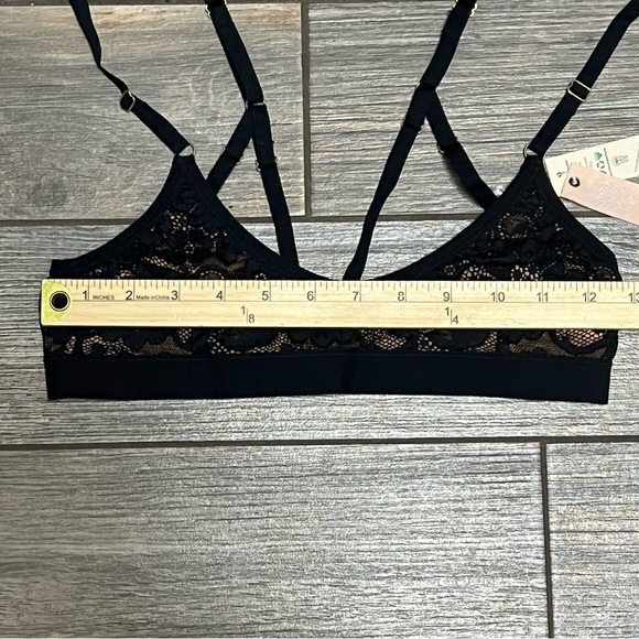 NWT Free People X We Are HAH Guard Her Bra or Belt Black Lace Small Bralette - Picture 10 of 15